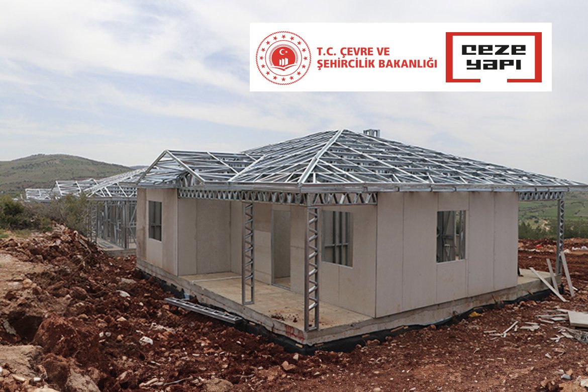 Hatay Çelik Köy Konutu Yapımı